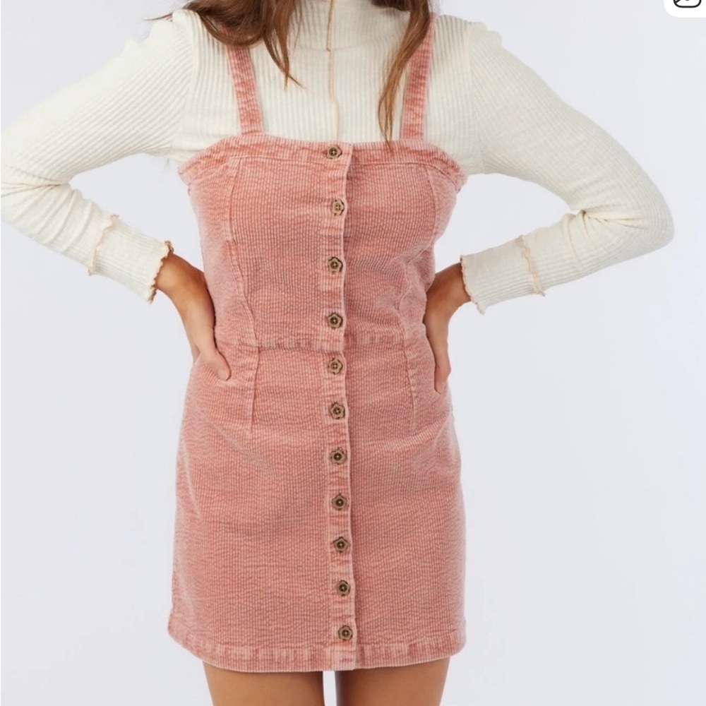 O'Neill Peach Ribbed Dress